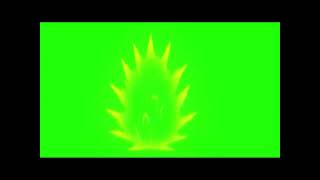 Super saiyan 3 aura green screen [upl. by Alper]