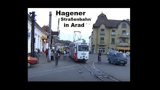 Hagener Straßenbahnen in Arad im Jahr 2007 [upl. by Emmalynn]