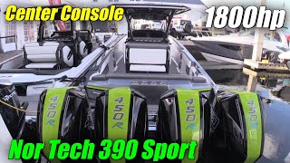 Excellent Center Console  2023 Nor Tech 390 Sport 1800hp [upl. by Caryl482]