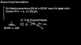 1362 BoyceCodd Normalform BCNF [upl. by Spear]