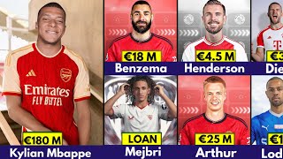 🚨 ALL CONFIRMED WINTER TRANSFER 204✅️ MBAPPE TO ARSENAL KARIM BENZEMA TO MANCHESTER UNITED 🔥 SANCHO [upl. by Hannibal]