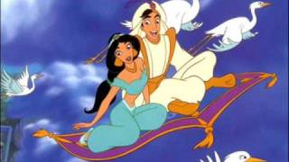 Aladdin amp Jasmine  A Whole New World with lyrics [upl. by Ancilin]