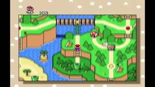 Custom SMW overworld  Mapa customizado de SMW [upl. by Keel]