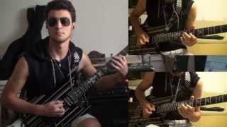 Avenged Sevenfold quotHail to the Kingquot guitar cover with SOLO and Harmonies [upl. by Airednaxela162]