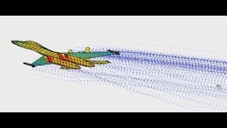 Vortex Lattice Method Matlab Solver  AirloadsV5® Sukhoi35 Trailing Wakes [upl. by Atinej438]