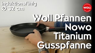 Woll Pfanne Nowo Gusspfanne Ø 32 cm induktionsfähig  Hertie [upl. by Airdnax]