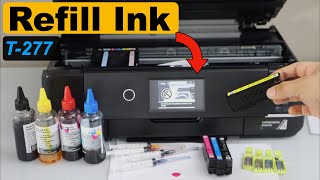 Refill Epson T277 Ink cartridges  Easy Method Epson XP970 Printer Refill Ink Cartridge [upl. by Notniw]