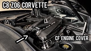 C8 Z06 Corvette Carbon Fiber Engine Cover [upl. by Denney239]