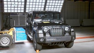 NEW Mahindra THAR Crash Test [upl. by Stagg]