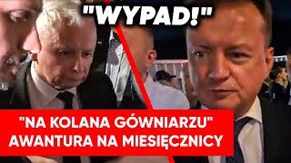 quotWypad z baruquot Szarpanina na miesięcznicy Błaszczak zaczął się wygrażać [upl. by Keverne]