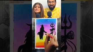 Shiva tandav stotram  Har Har Mahadev 🙏🚩🙏 Sachet Parampara song shorts art [upl. by Sessler242]