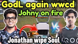 Godlike again chicken dinner 🥵 Jonathan wipe team Soul 🇮🇳 [upl. by Anaiv]