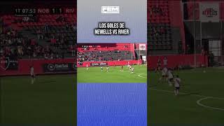 Apertura2024 Los goles de Newells vs River por la fecha 15 en el Coloso del Parque [upl. by Neehsar]