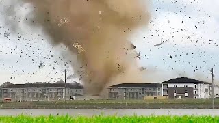 Top 10 Scariest Tornado Videos Ever Recorded  Tornado [upl. by Htederem972]