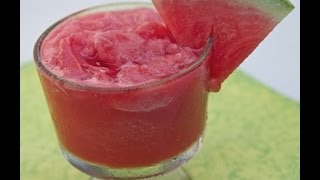 Real Fruit Watermelon Slushy  Easy Healthy Yummy [upl. by Deth]