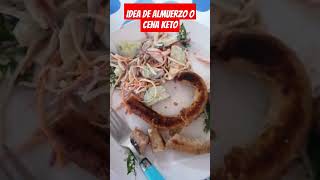 IDEA KETO PARA ALMUERZO O CENA keto ketodiet dieta dietalowcarb [upl. by Jacobah]