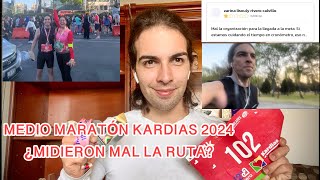 MEDIO MARATÓN KARDIAS 2024 ¿Midieron mal la ruta [upl. by Ful]