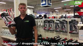 Acculaderdruppellader CTEK type XS 08 ampere  BTN de Haas 551041 [upl. by Sucramej496]