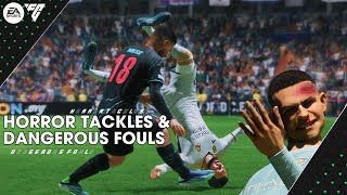 EA FC 24  Horror Tackles amp Dangerous Fouls [upl. by Zoa]