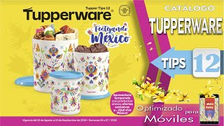 TUPPERWARE TIPS 12 2024 ➠ CATALOGO TUPPERWARE NUEVO [upl. by Dyal]