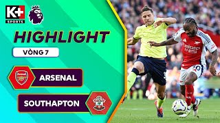 ARSENAL  SOUTHAMPTON HIỆP 2 SIÊU BÙNG NỔ HÀNG CÔNG PHÁO THỦ ÁP ĐẢO  NGOẠI HẠNG ANH 2425 [upl. by Etnom]