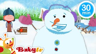 Frostiger Spaß ❄️ ⛄ WinterEpisodensammlung  Videos für Kinder BabyTVDE [upl. by Hallagan]