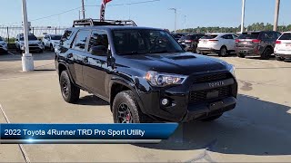 2022 Toyota 4Runner TRD Pro Sport Utility Shreveport Mt Pleasant Longview Tyler Hot Springs [upl. by Nahgeem131]