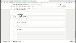 Introduction to biopython bioinfotech python biopython bioinformatics [upl. by Shaia]