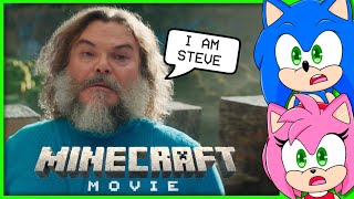 Sonic and Amy react to the Minecraft Movie Teaser [upl. by Elyc]