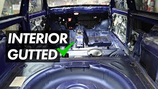 R32 Interior Gutted for Parts  MK4 AWD Swap Pt2 [upl. by Rexanna]