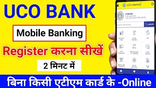 UCO Bank Mobile Banking Registration  Uco Bank Mobile Banking Register  Uco Mbanking Plus Register [upl. by Ryhpez]