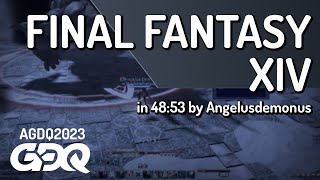 Final Fantasy XIV by Angelusdemonus in 4853  Awesome Games Done Quick 2023 [upl. by Xirtaeb]