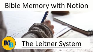 Creating the Leitner system in Notion for Bible Memory [upl. by Anyel]