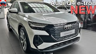 All New Audi Q4 etron 2024  Visual REVIEW interior amp exterior UPDATED [upl. by Nlocnil109]