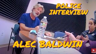 New Video Full Alec Baldwin Police Interview After Rust Shooting [upl. by Elletnohs148]