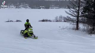 Mbrp race can on a ski doo 850 all around sound test [upl. by Lindner]