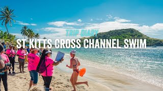 St Kitts Cross Channel Swim 2023  SwimTrek [upl. by Ruthi]