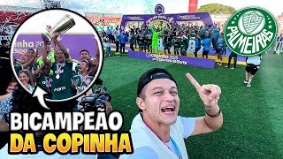 PALMEIRAS BICAMPEÃO DA COPINHA COM MC DANIEL Assisti dentro do campo Emocionante [upl. by Marala442]