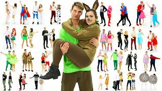 30 LastMinute COUPLE Halloween Costume Ideas DIY Costumes  CloeCouture [upl. by Rebmaed673]