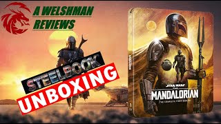 The Mandalorian Season 1 4K Steelbook physicalmedia unboxing 4k steelbook starwars [upl. by Penoyer914]