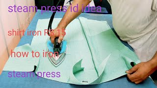 how to iron a shirtdress ironshirt stristeam iron [upl. by Yablon229]