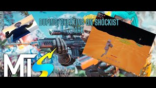 Cheating and Duping on Shockist Ark mts  ASE cheap Hack  Cheat  AimbotESPMisc [upl. by Umont]