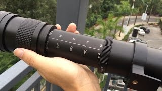 420800mm F8316 HD Super Telephoto Manual Zoom Lens [upl. by Ihab]