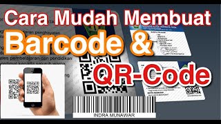 Cara Membuat Barcode dan QR Code  Generator Online [upl. by Pacheco]