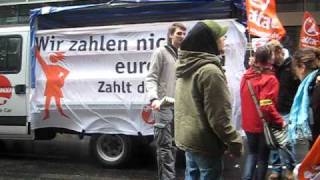 28 März AttacBlock beim Start der Demo [upl. by Gershom]