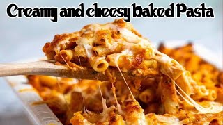 Creamy Chicken Pasta Recipe White Sauce Baked Pasta Recipe Mac and Cheese recipe [upl. by Nyladnohr]