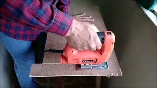 Black Decker Jigsaw Wood Cutter Machine Unboxing Review And Demo  Prasanna Patil [upl. by Twila]