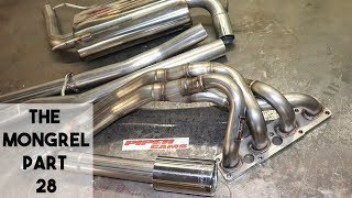 DIY BUDGET MX5 MIATA BUCKET SEAT MOUNTS amp FULL STAINLESS EXHAUST FOR THE MONGREL [upl. by Ezaria]