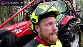 Kettenfeilen im Wald I Schnittschutzhose I Husqvarna 560 XPG Mark 2 I Harvester [upl. by Nallij]