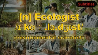 n Ecologist meaning environmental scientist with 5 examples [upl. by Eirameinna282]